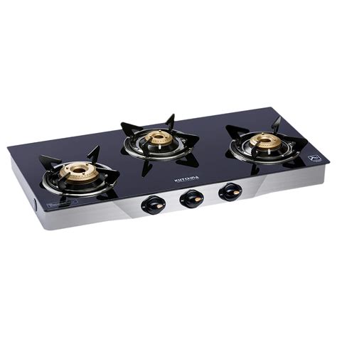kutchina gas stove 3 burner steel